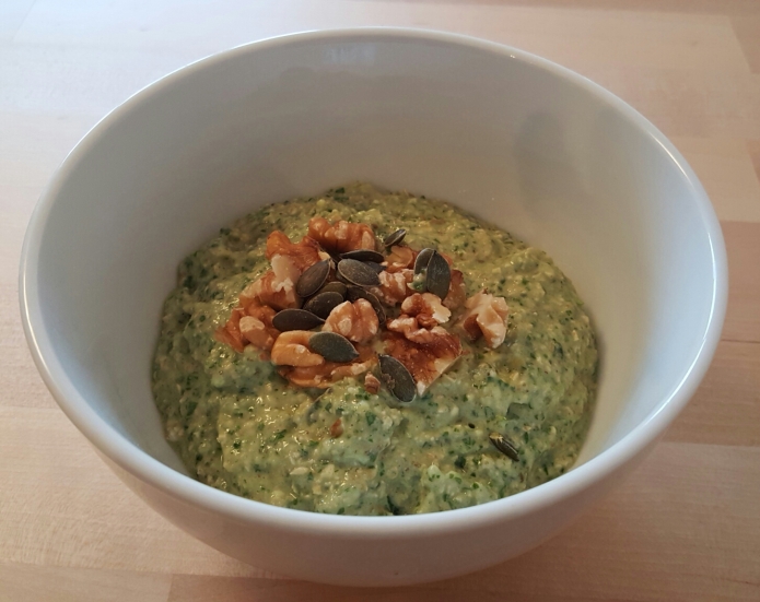 Kale oat bowl